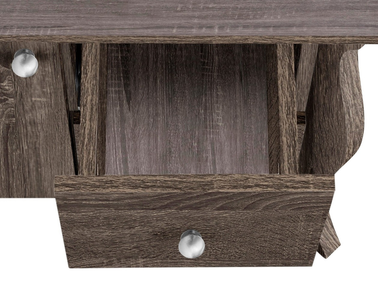 Prostostoječa kopalniška omarica za umivalnik Ophtole 101 (Sivi hrast)