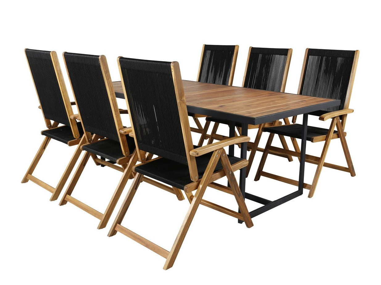 Komplet mize in stolov Dallas 2905