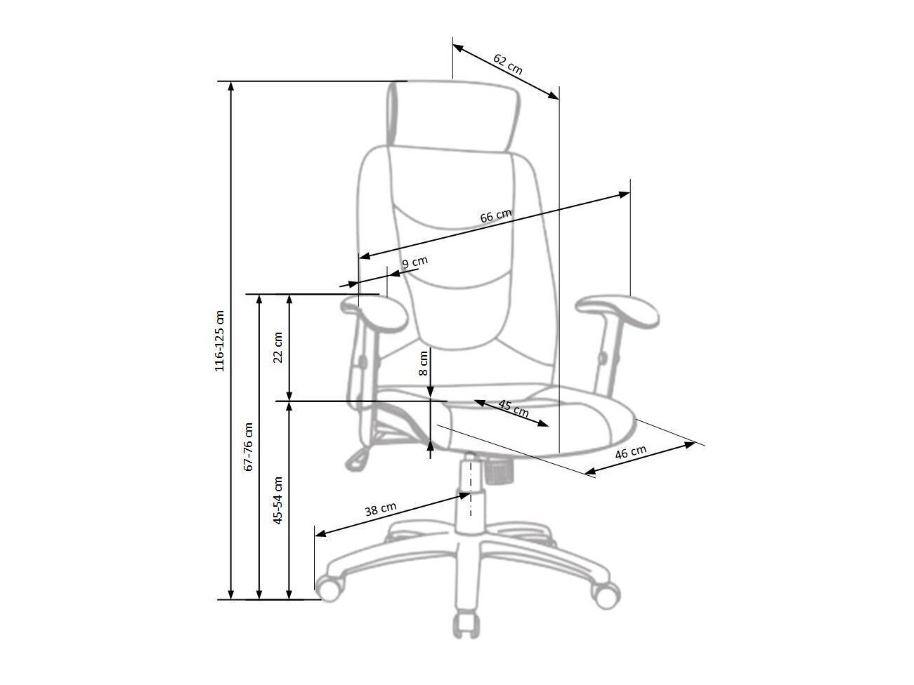 Pisarniški stol Houston 663