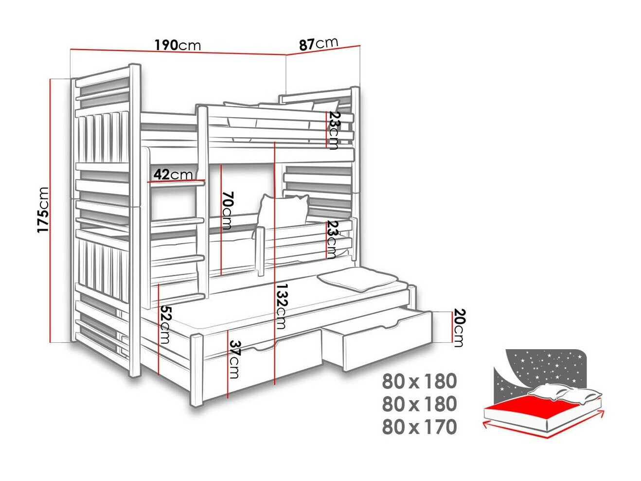 Pograd Henderson 123 (Grafit + Siva)