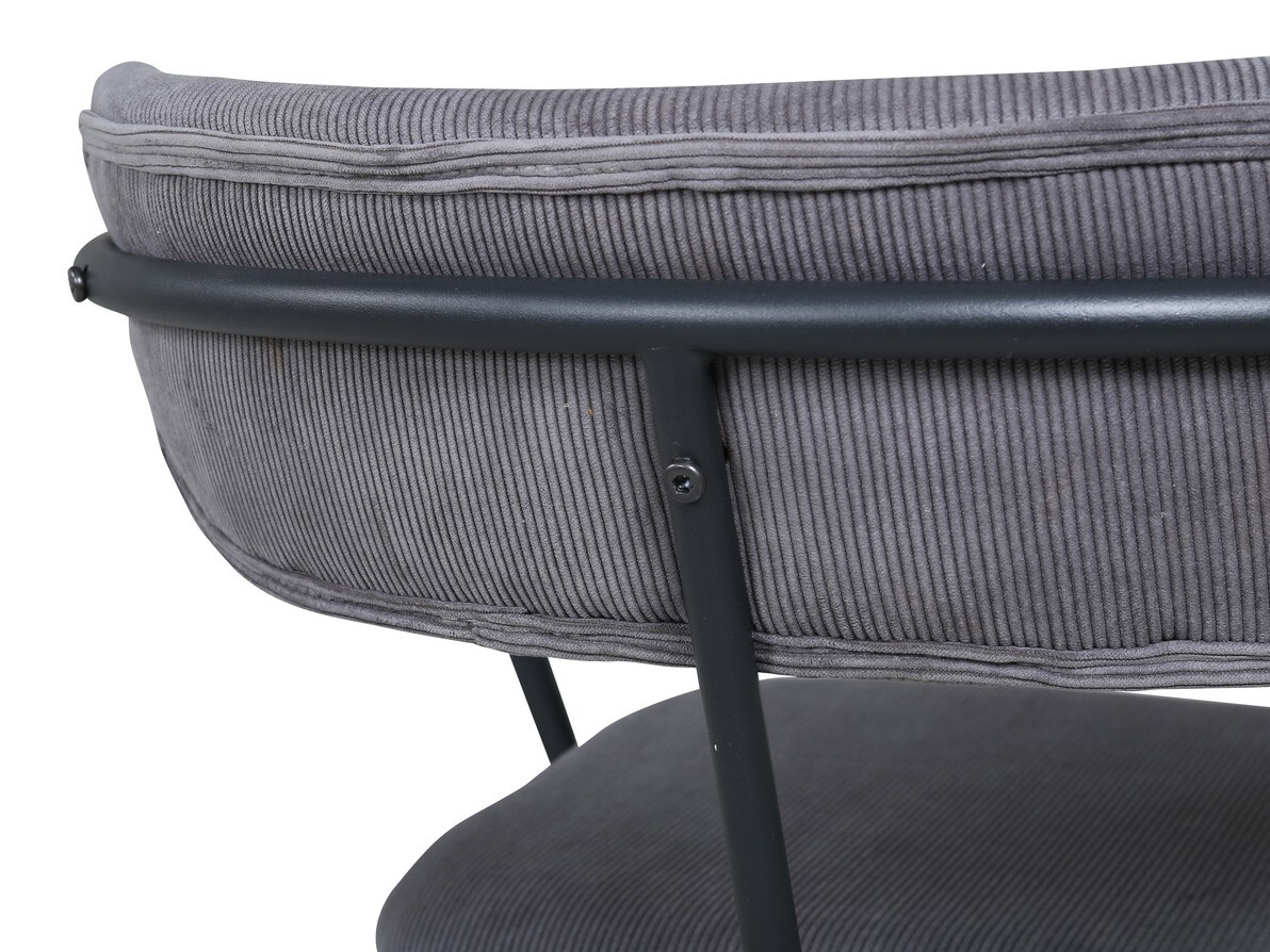 Stol Dallas 1711 (Siva + Črna)