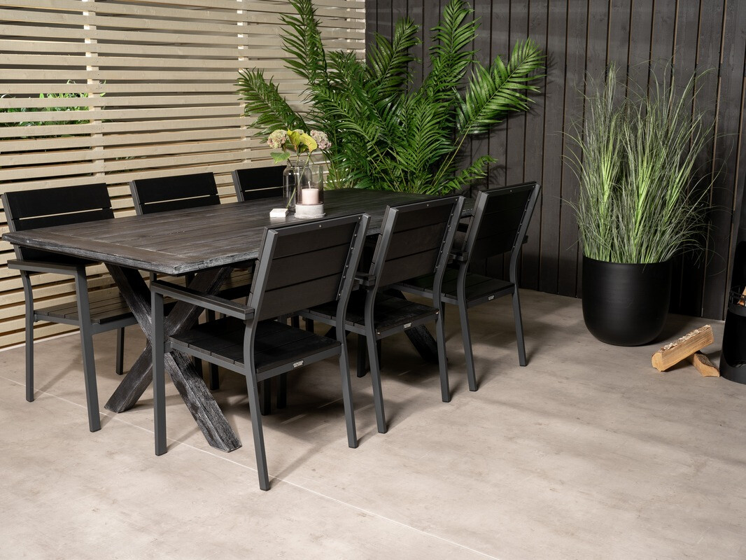 Komplet mize in stolov Dallas 3128