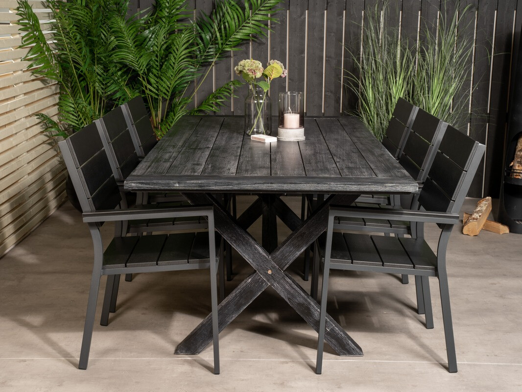 Komplet mize in stolov Dallas 3128