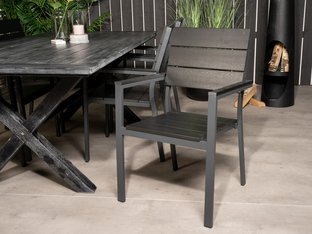 Komplet mize in stolov Dallas 3128