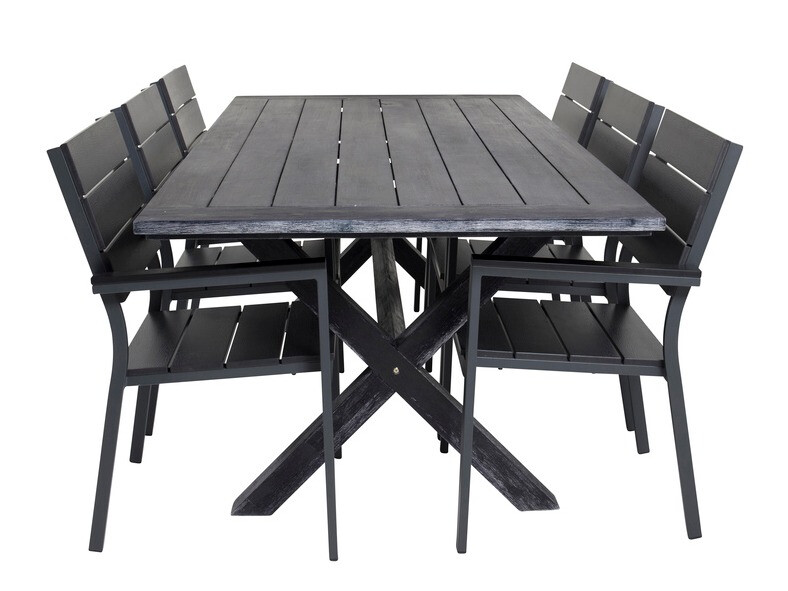 Komplet mize in stolov Dallas 3128