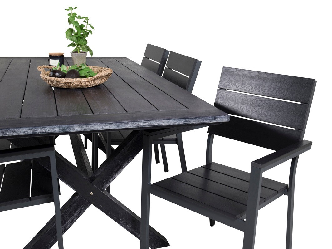 Komplet mize in stolov Dallas 3128