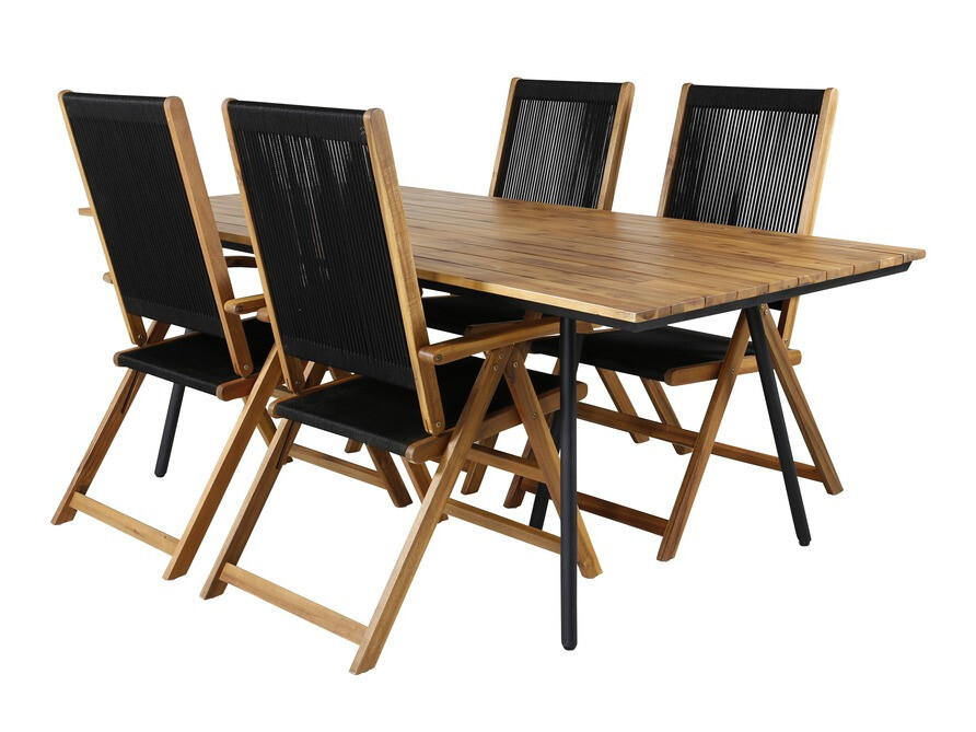 Komplet mize in stolov Dallas 3130