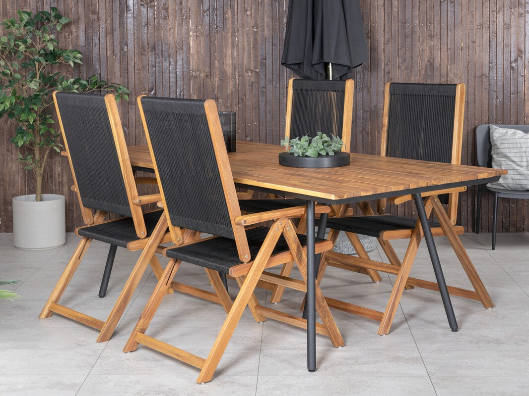 Komplet mize in stolov Dallas 3130