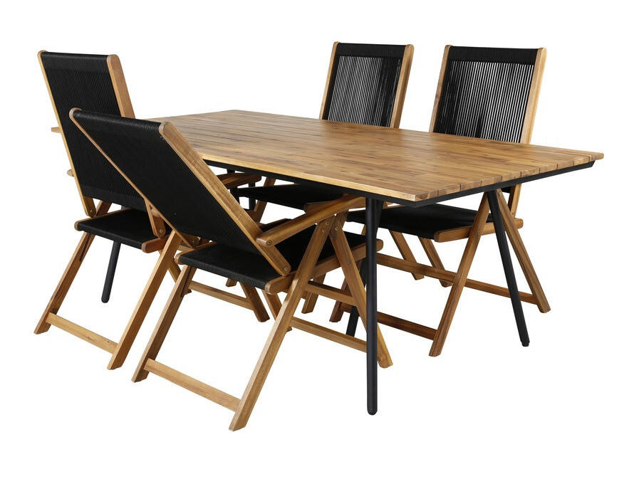 Komplet mize in stolov Dallas 3130