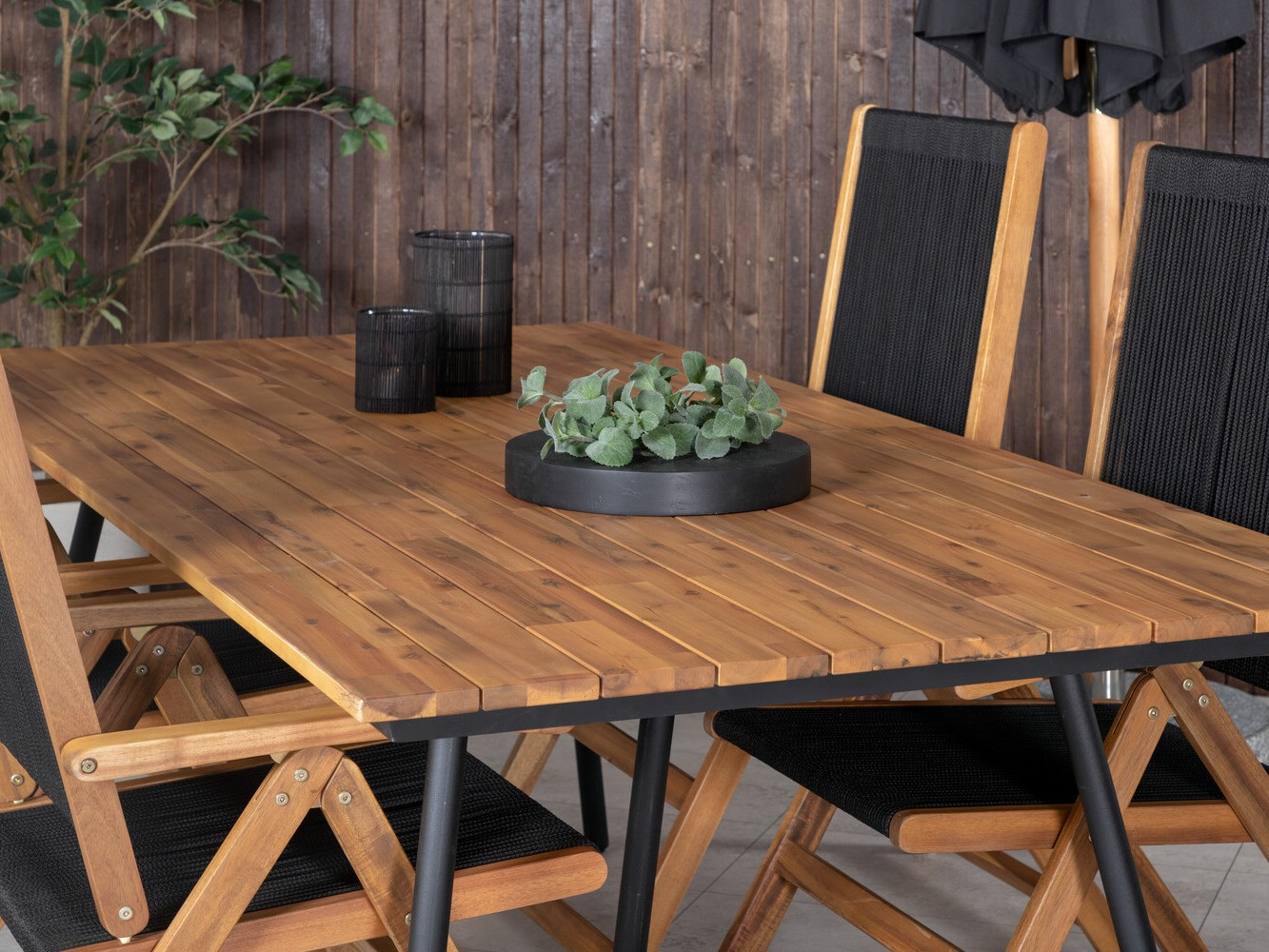 Komplet mize in stolov Dallas 3130