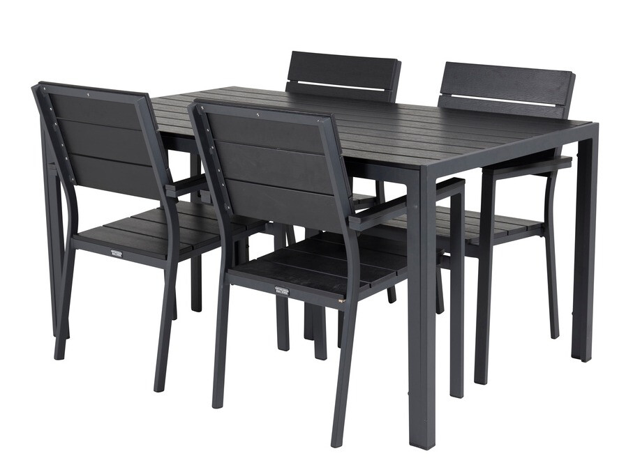 Komplet mize in stolov Dallas 3132