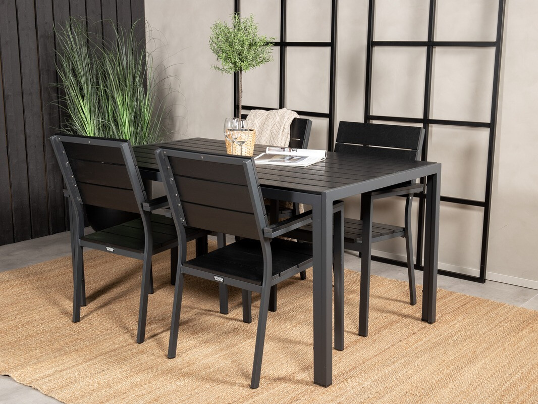 Komplet mize in stolov Dallas 3132