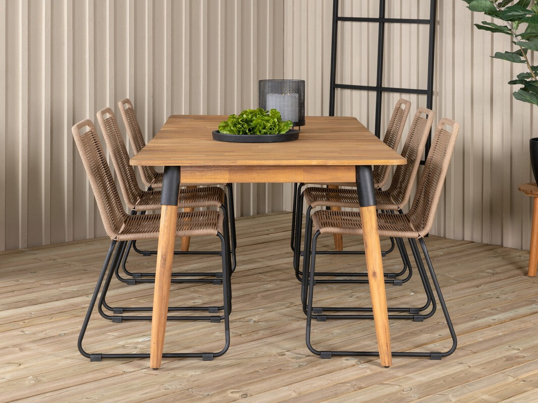 Komplet mize in stolov Dallas 2879