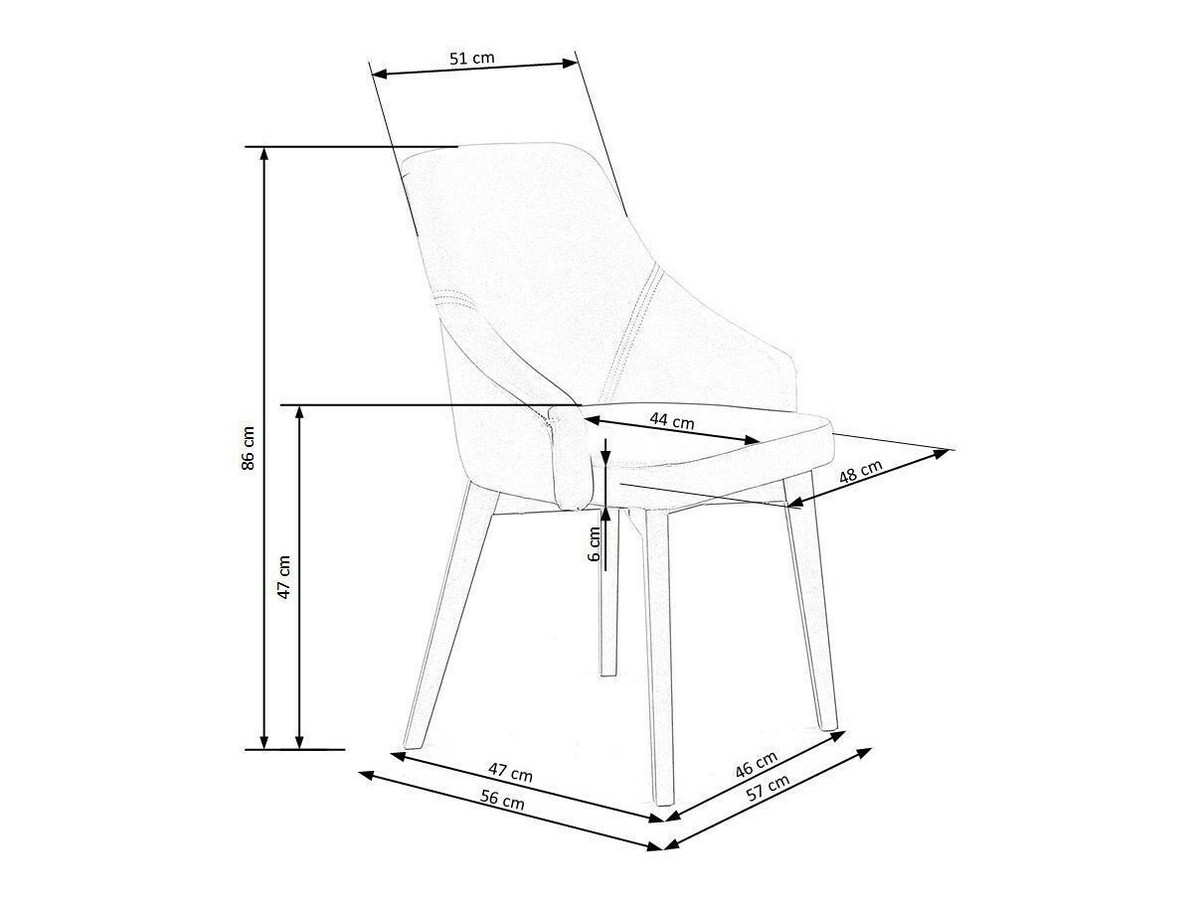 Stol Houston 709 (Temno modra)