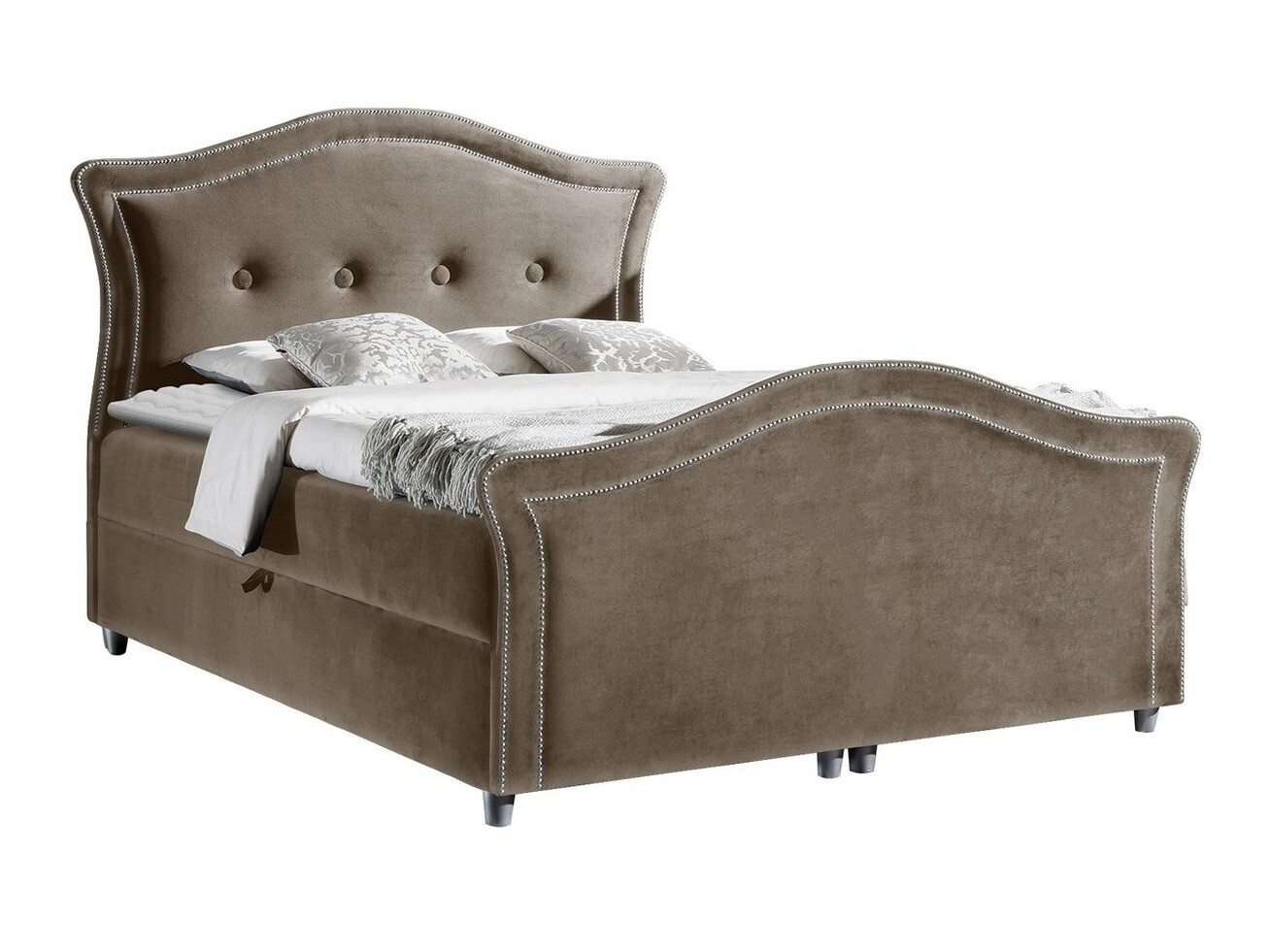 Boxspring postelja Oleum I (Magic Velvet 2207)