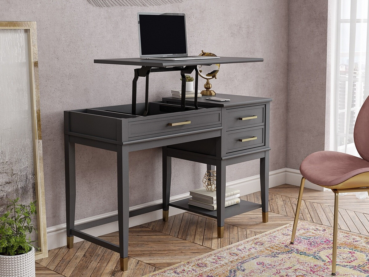 Pisalna miza CosmoLiving by Cosmopolitan Belromu 102 (Grafit)