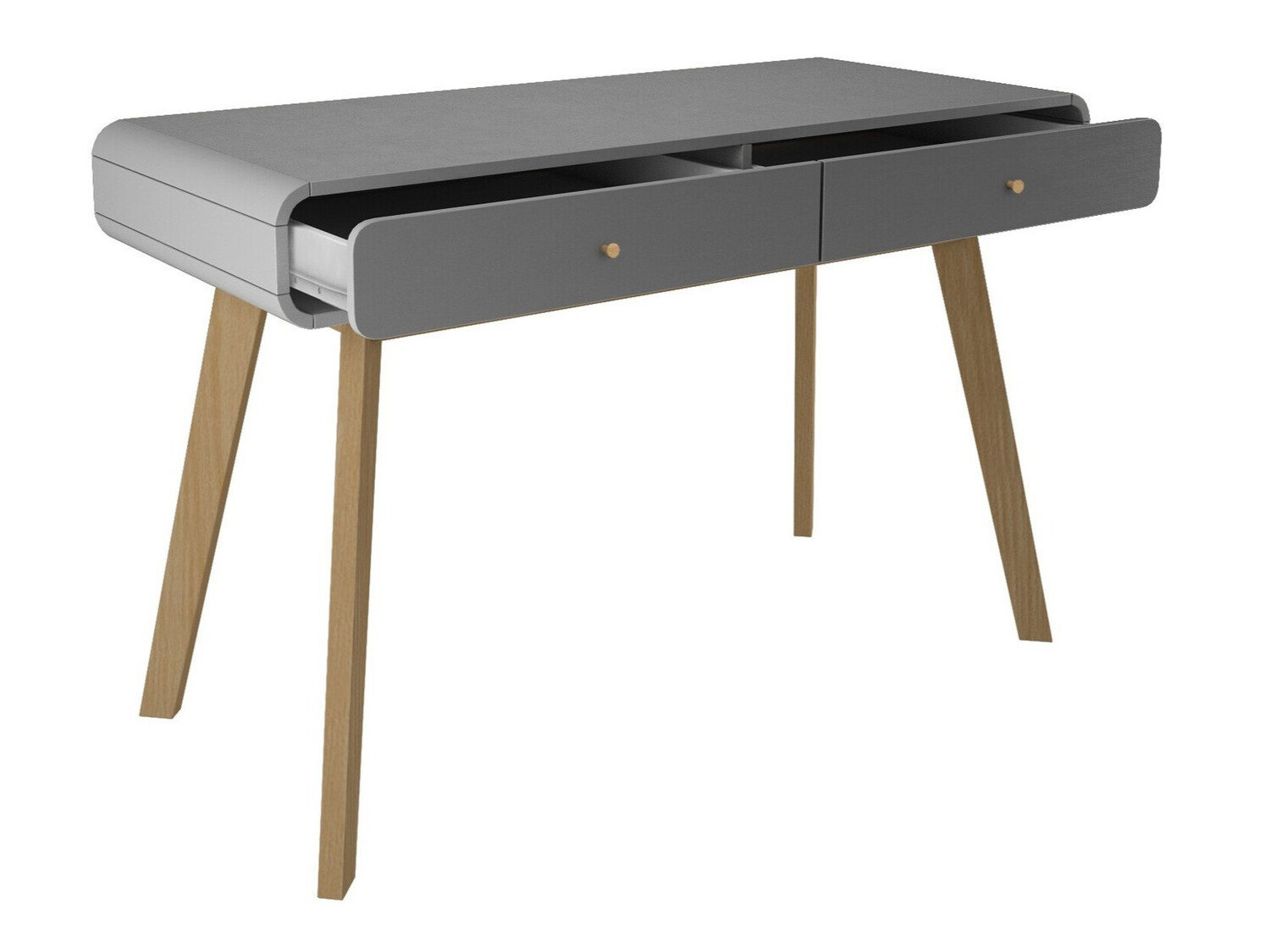 Pisalna miza Elbtena 108 (Siva + Hrast)