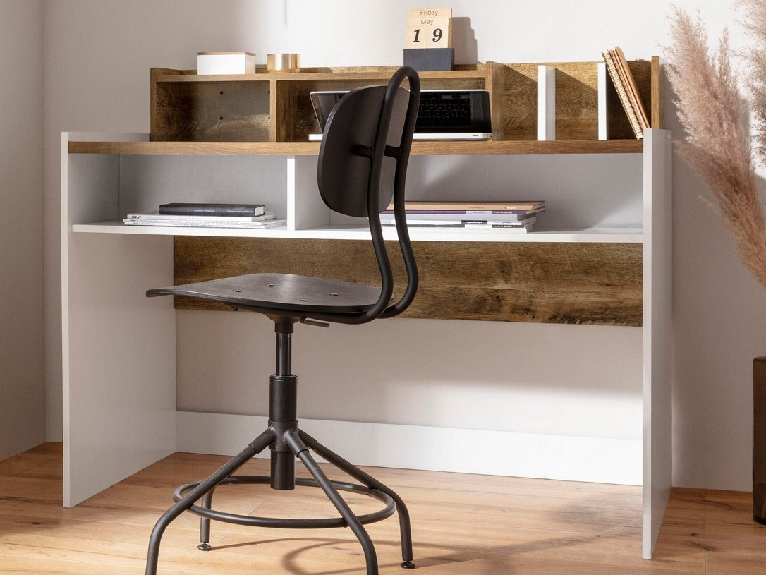 Pisalna miza Felmave 102 (Bela + Hrast)