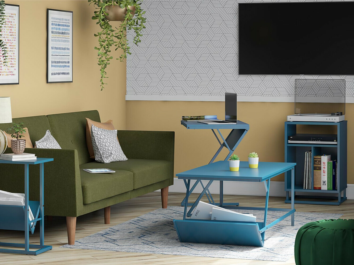 Pisalna miza Novogratz 123 (Modra)