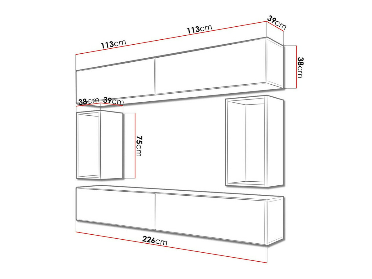Dnevni prostor Corbele 106 (Črna)