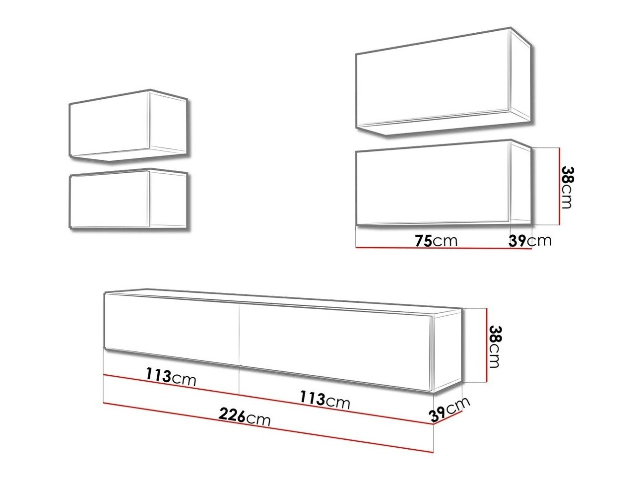 Dnevni prostor Corbele 107 (Bela)