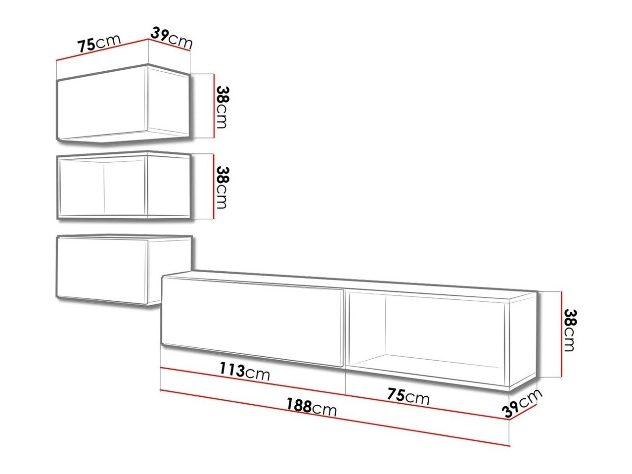 Dnevni prostor Corbele 109 (Bela)