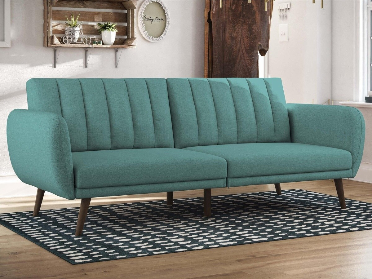 Raztegljiv kavč Novogratz 120 (Svetlo modra)