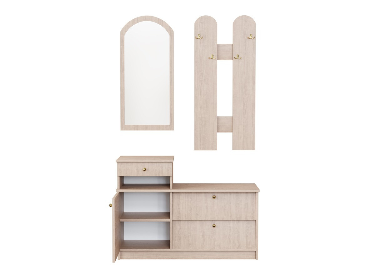 Komplet za predsobo Murrieta 117 (Sonoma hrast)