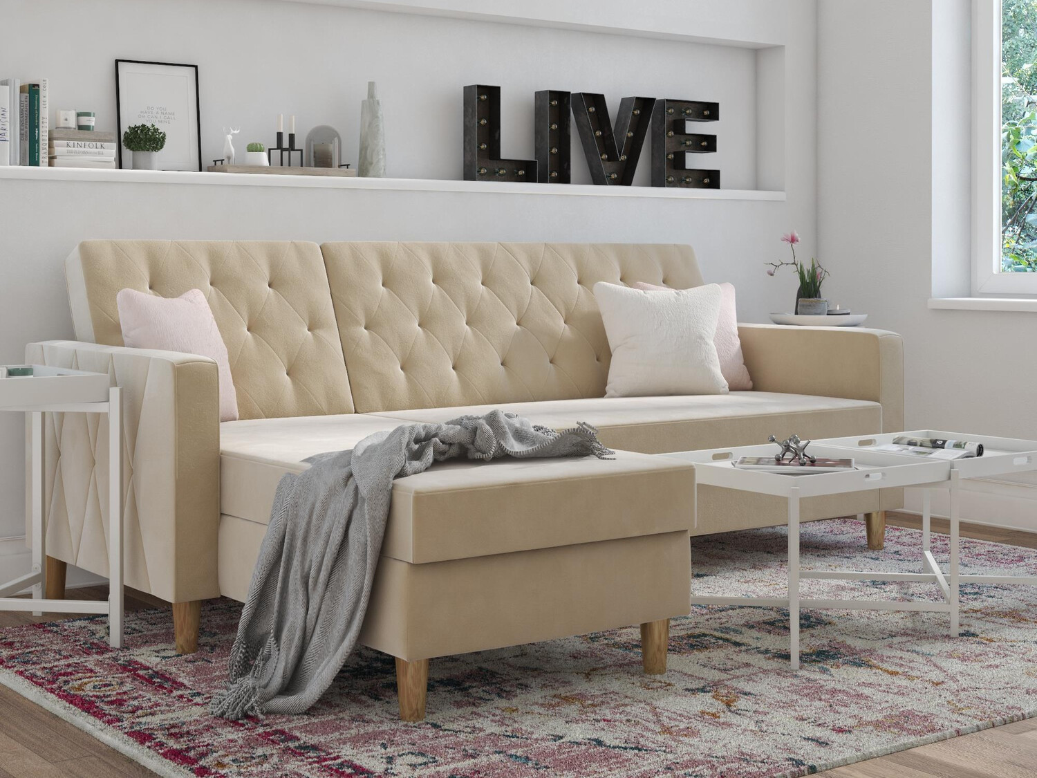 Kotna garnitura CosmoLiving by Cosmopolitan 104 (Krema)