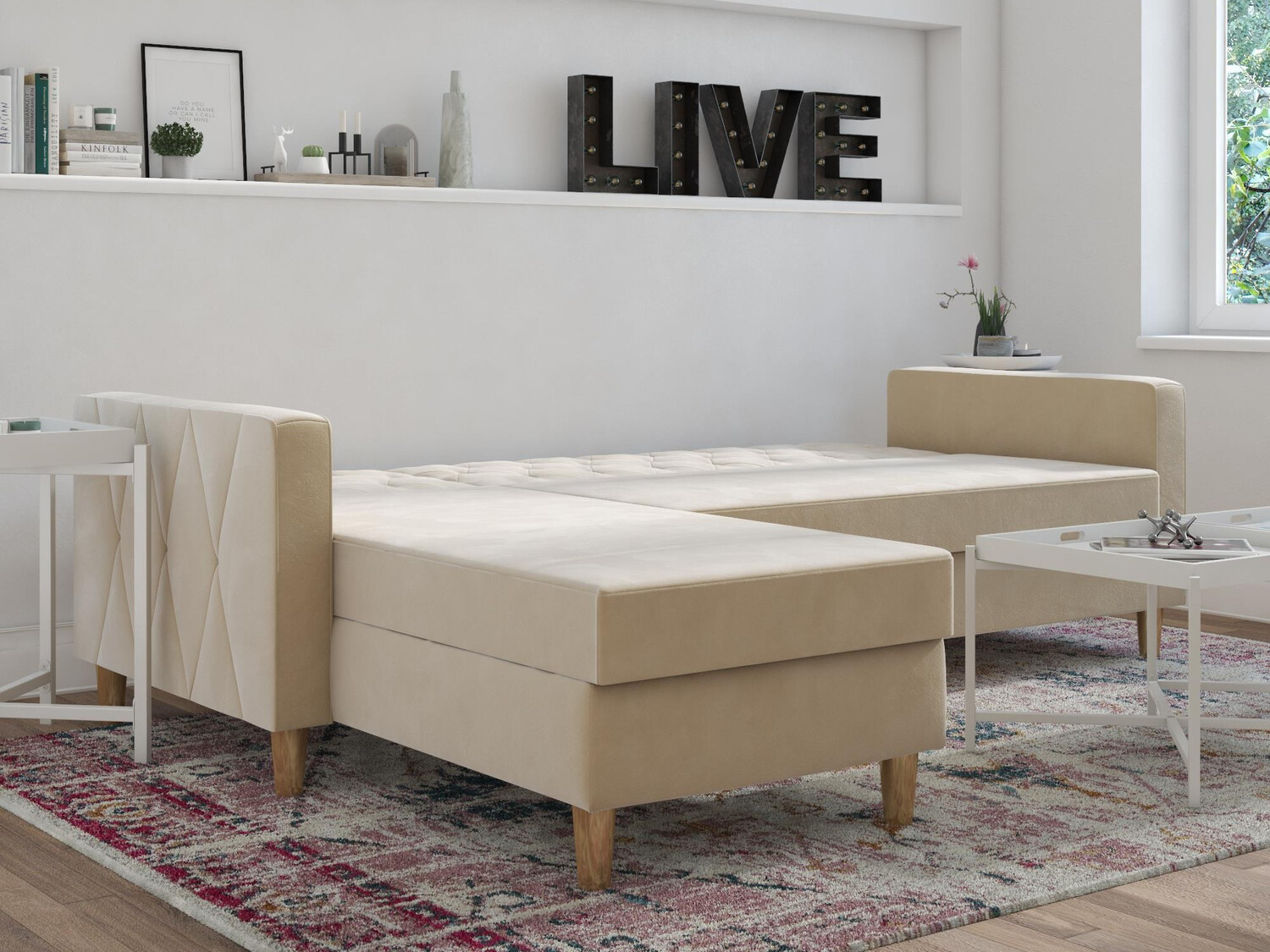 Kotna garnitura CosmoLiving by Cosmopolitan 104 (Krema)