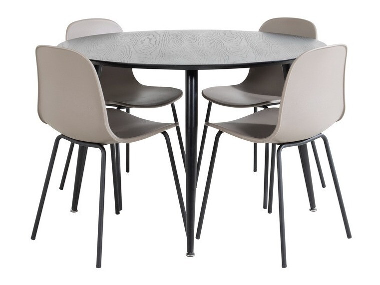 Jedilniški komplet Dallas 1622 (Kaki + Črna)