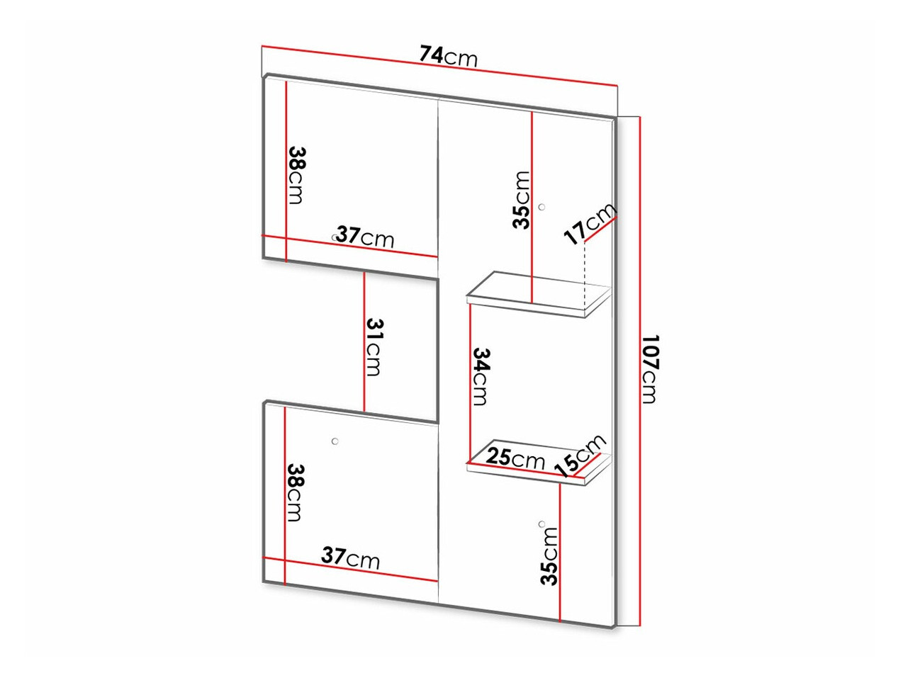 Stenska polica Tenodeu 113
