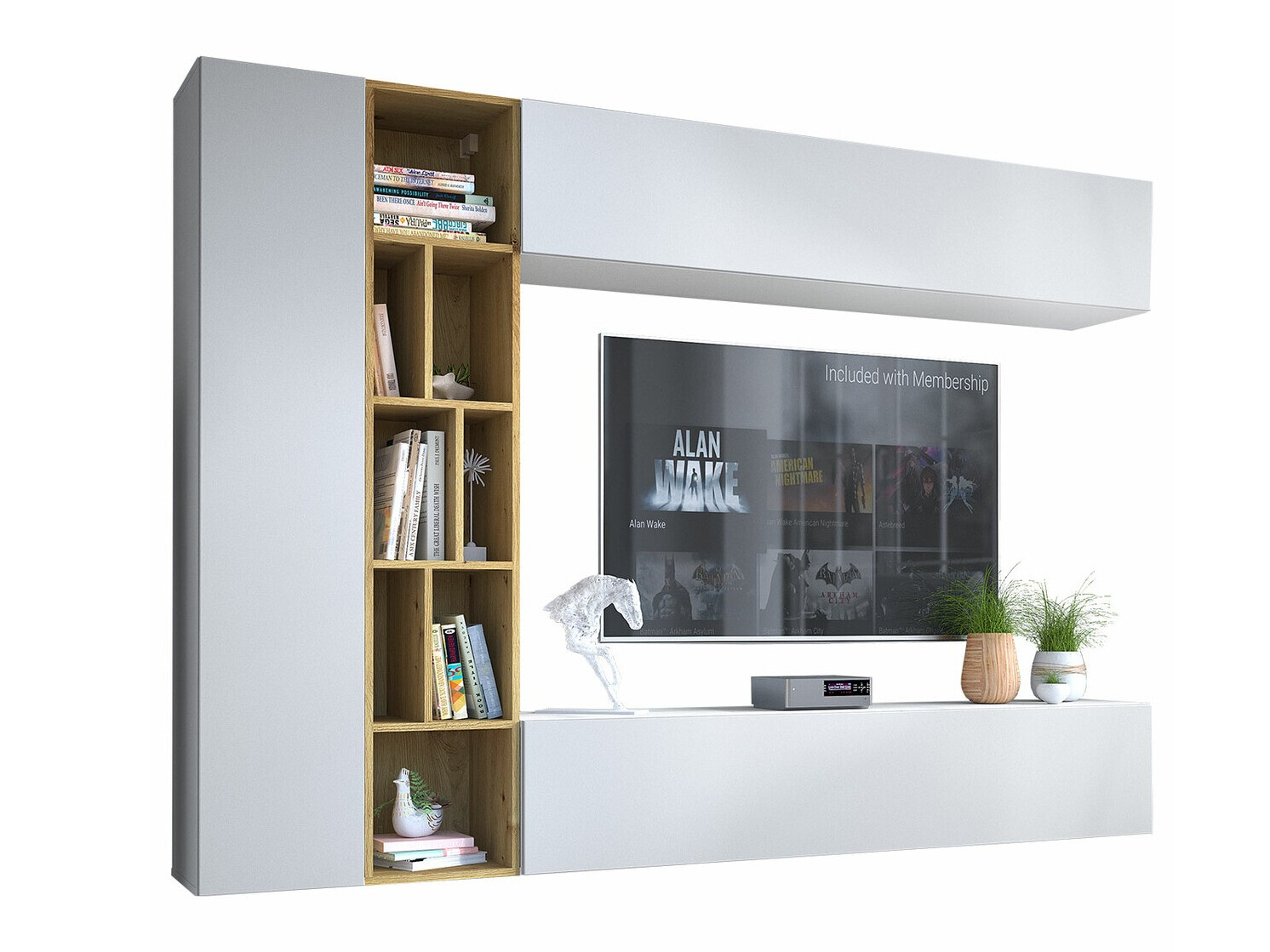 Dnevni prostor Comfivo 260 (Bela + Artisan hrast)