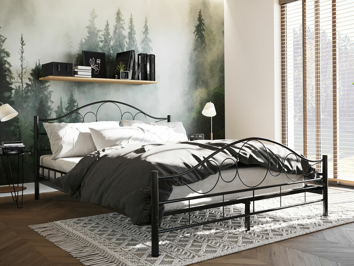 Postelja Elmira 100 (Črna)