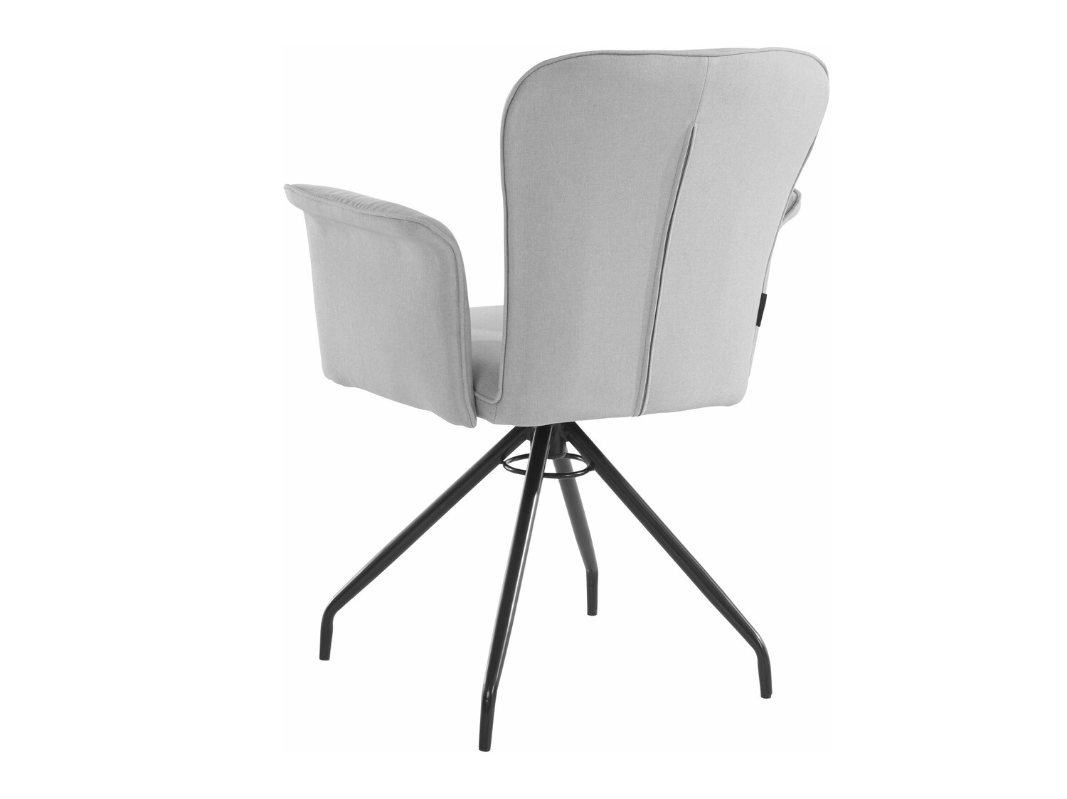 Komplet stolov Denton 537 (Svetlo siva + Črna)