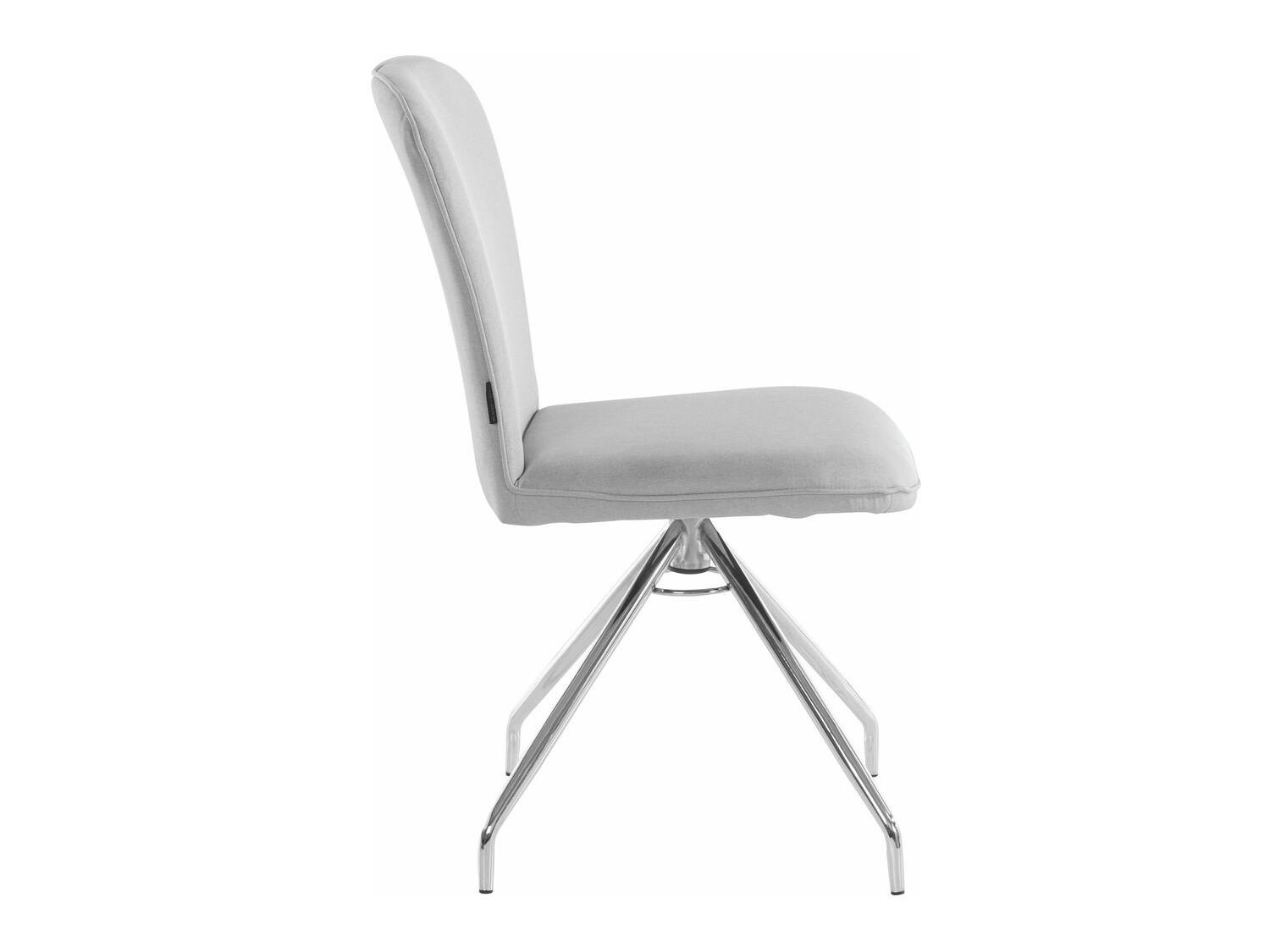 Komplet stolov Denton 538 (Svetlo siva + Srebrna)