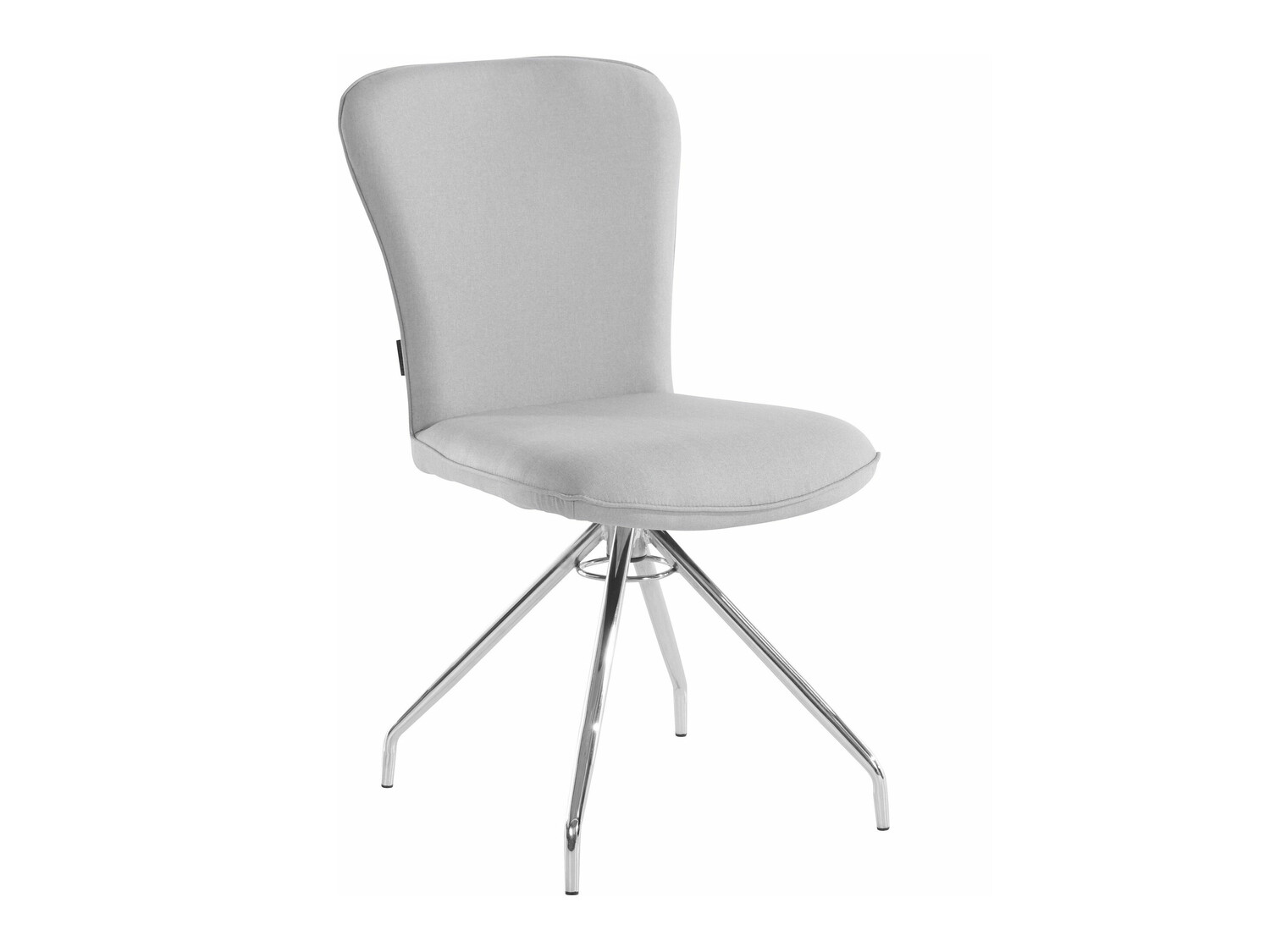 Komplet stolov Denton 538 (Svetlo siva + Srebrna)