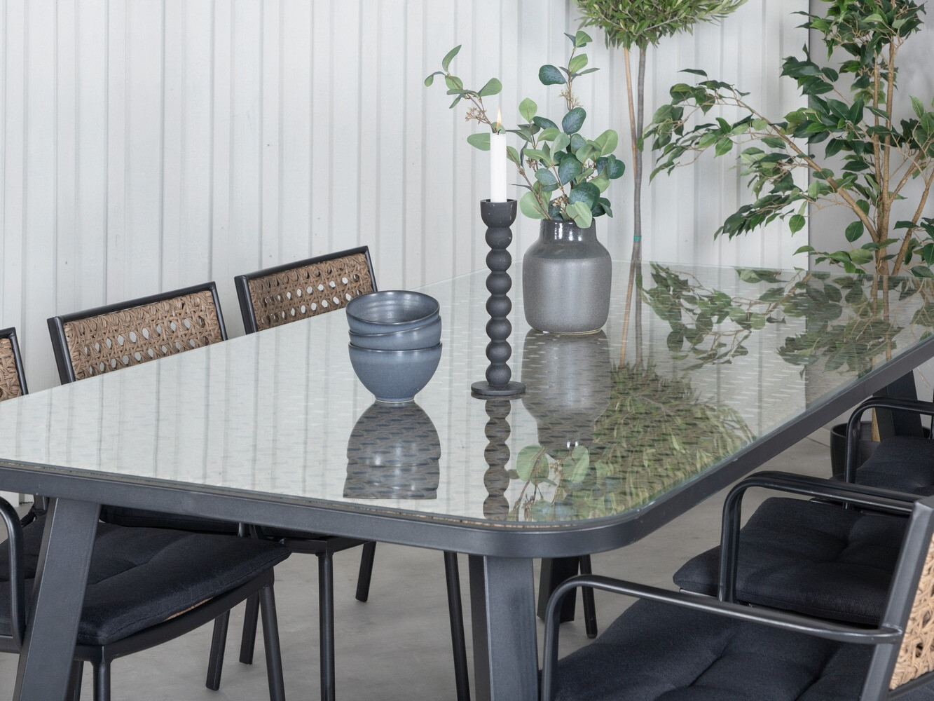 Komplet mize in stolov Dallas 508