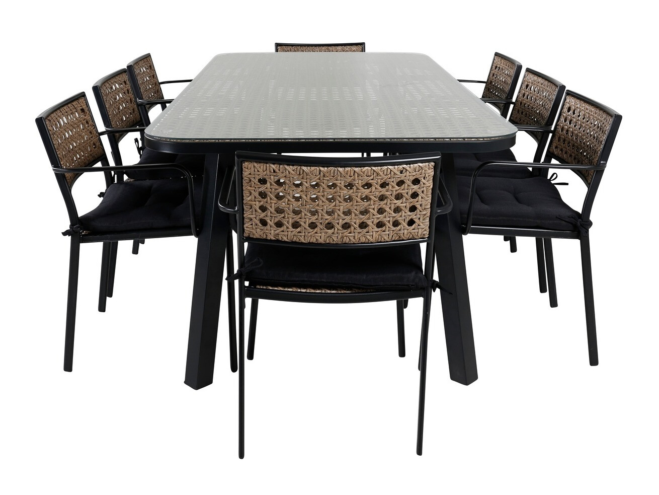 Komplet mize in stolov Dallas 509