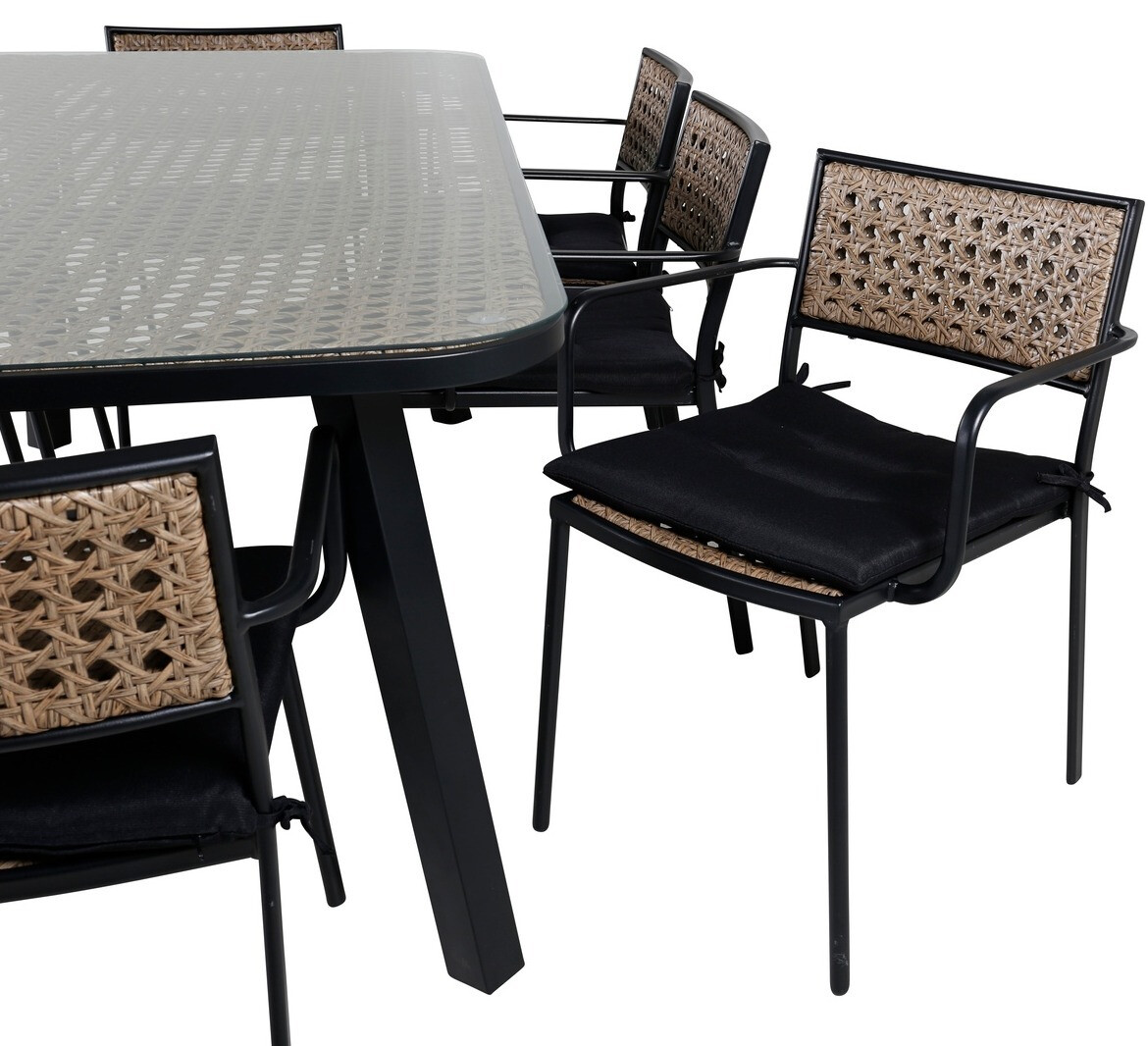 Komplet mize in stolov Dallas 509