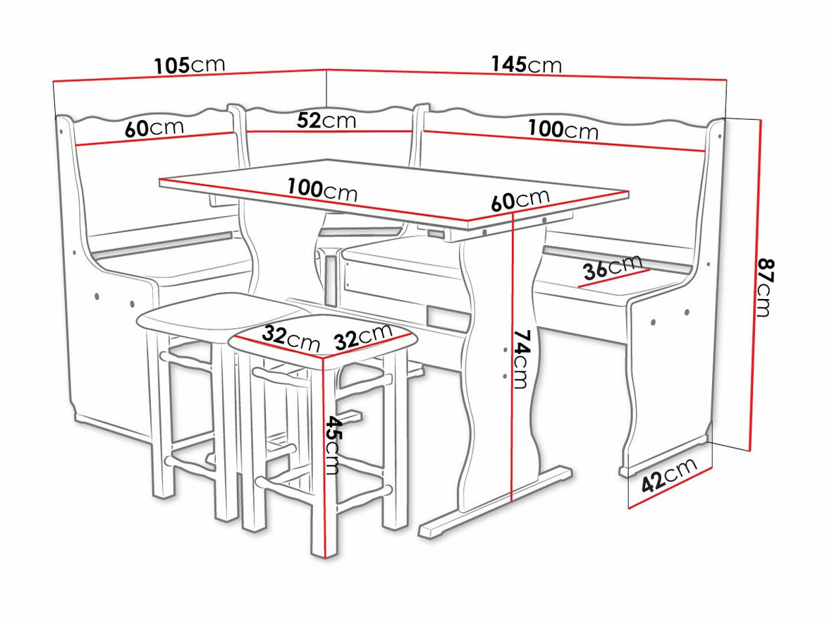 Jedilni kot Edmond 100 (Peru 10)
