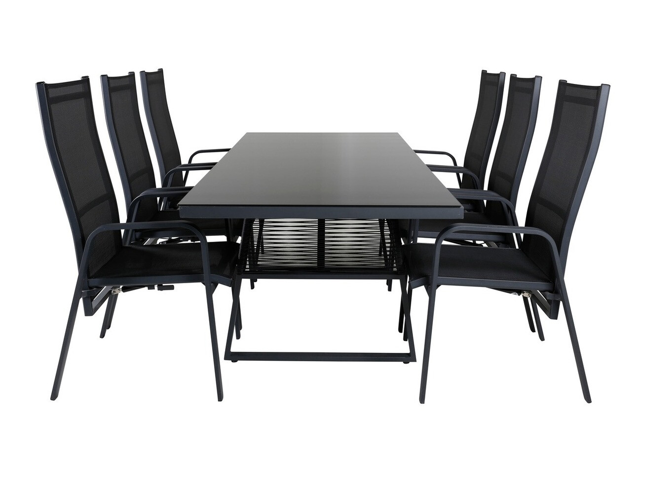 Komplet mize in stolov Dallas 1044