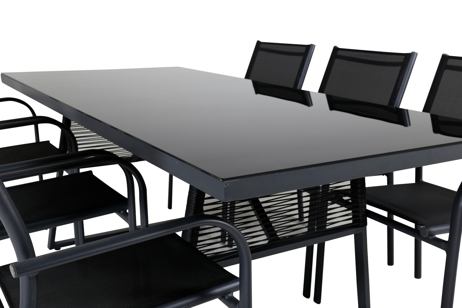 Komplet mize in stolov Dallas 1048