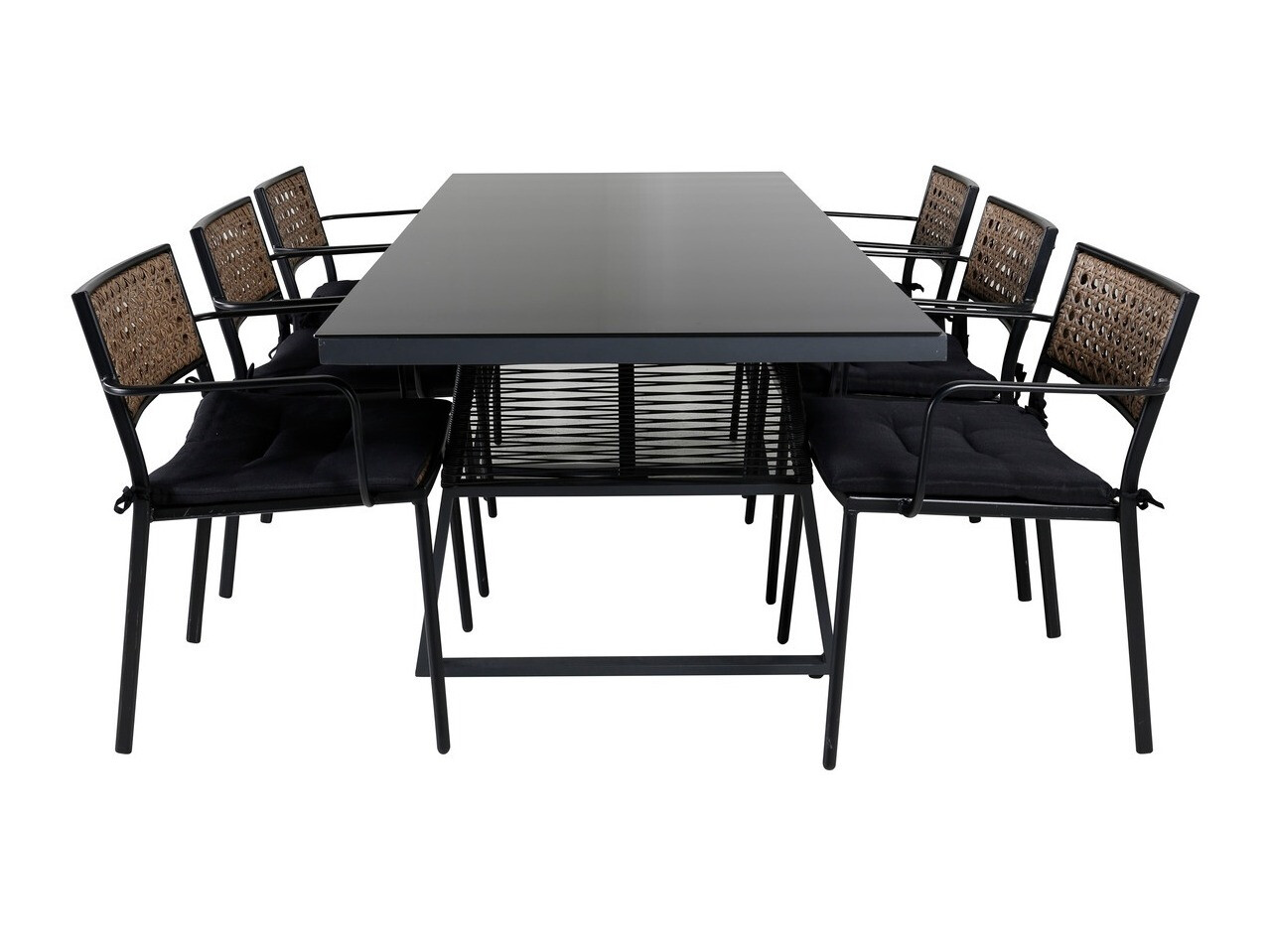Komplet mize in stolov Dallas 1049