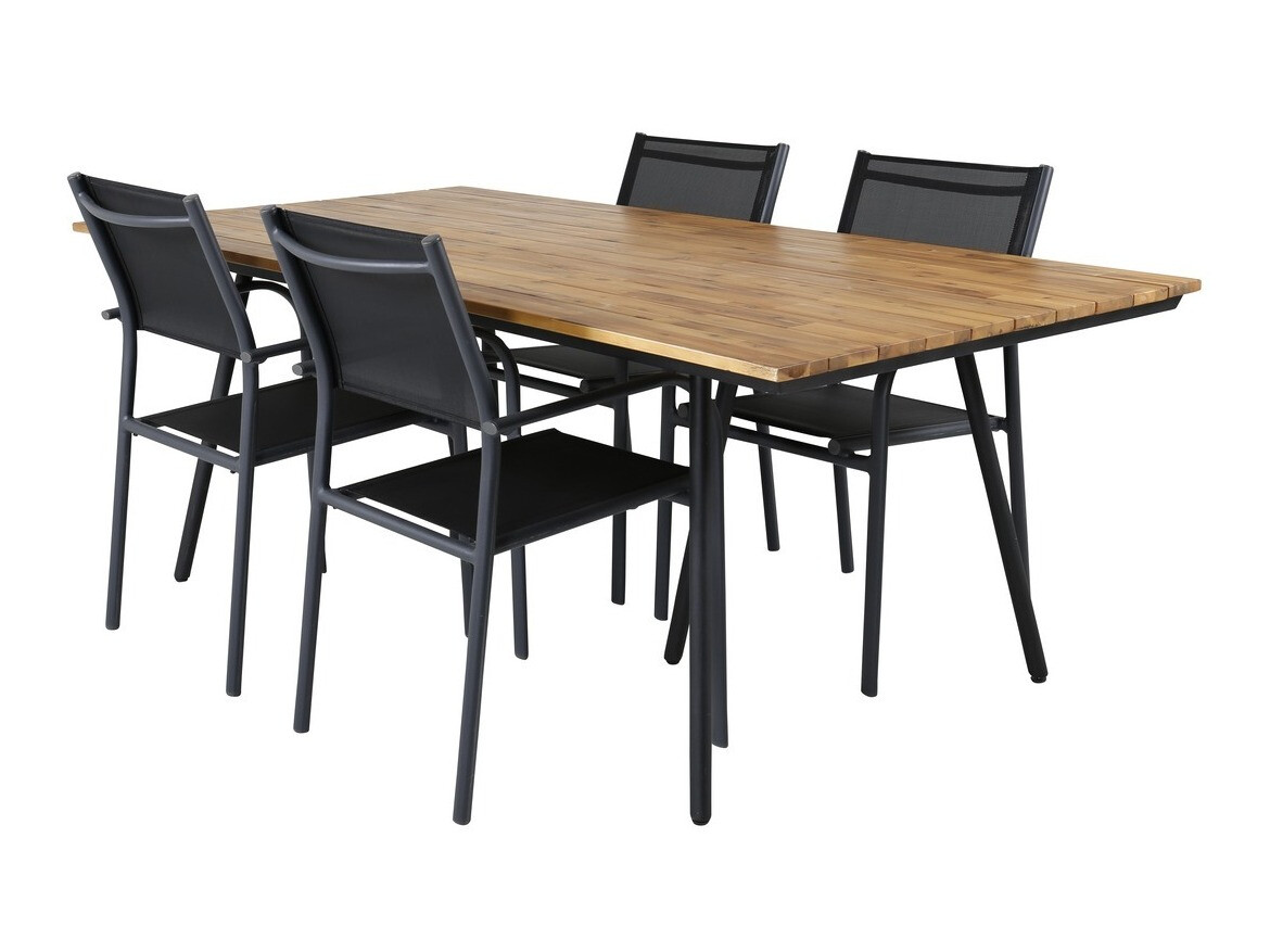 Komplet mize in stolov Dallas 2159