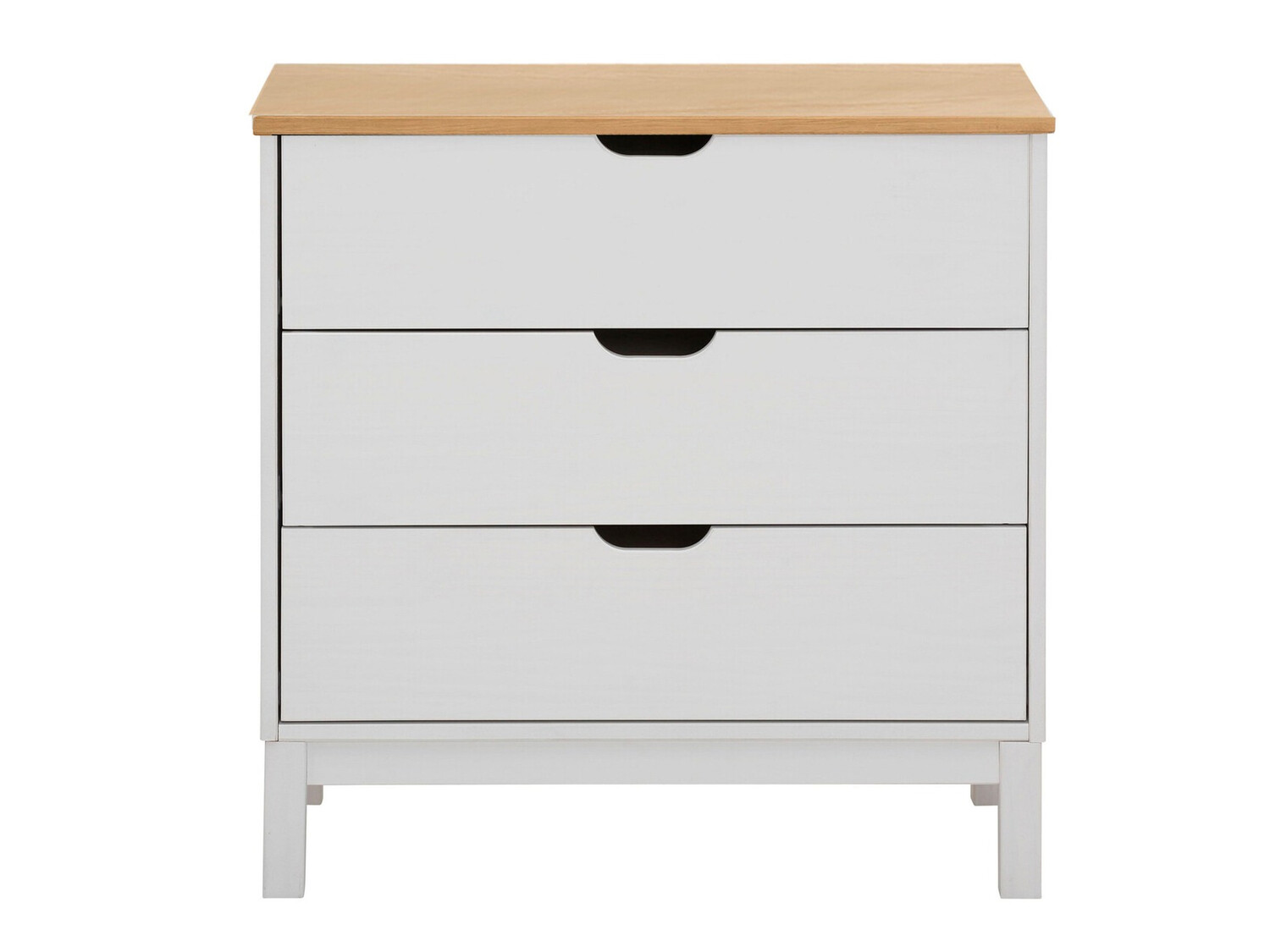 Komoda Denton 544 (Bela + Rjava)