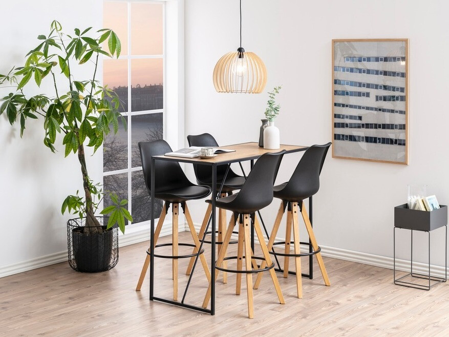 Barska miza Norsica Sevferi 162 (Črna + Divji hrast)