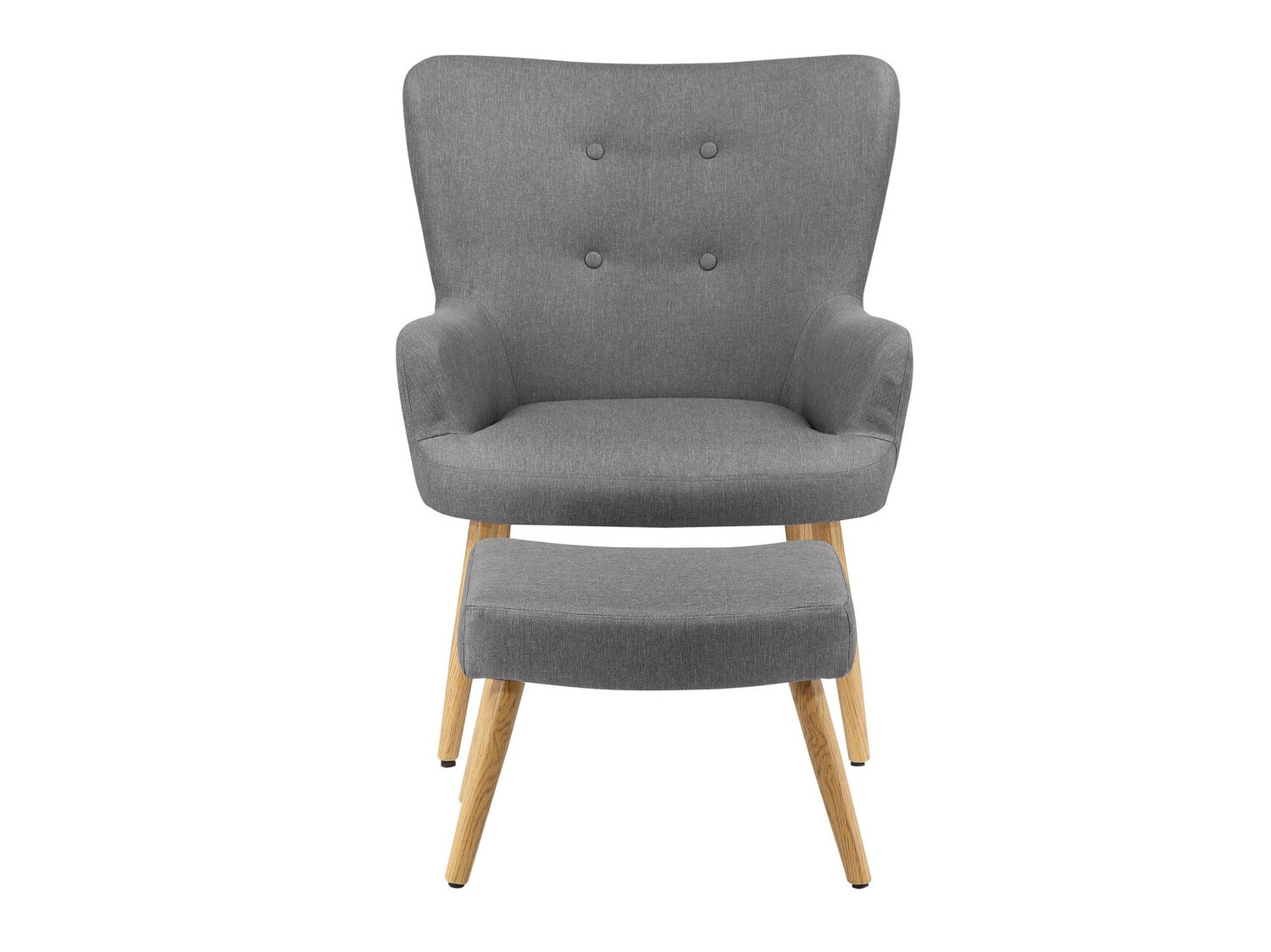 Fotelj Denton 326 (Siva + Rjava)