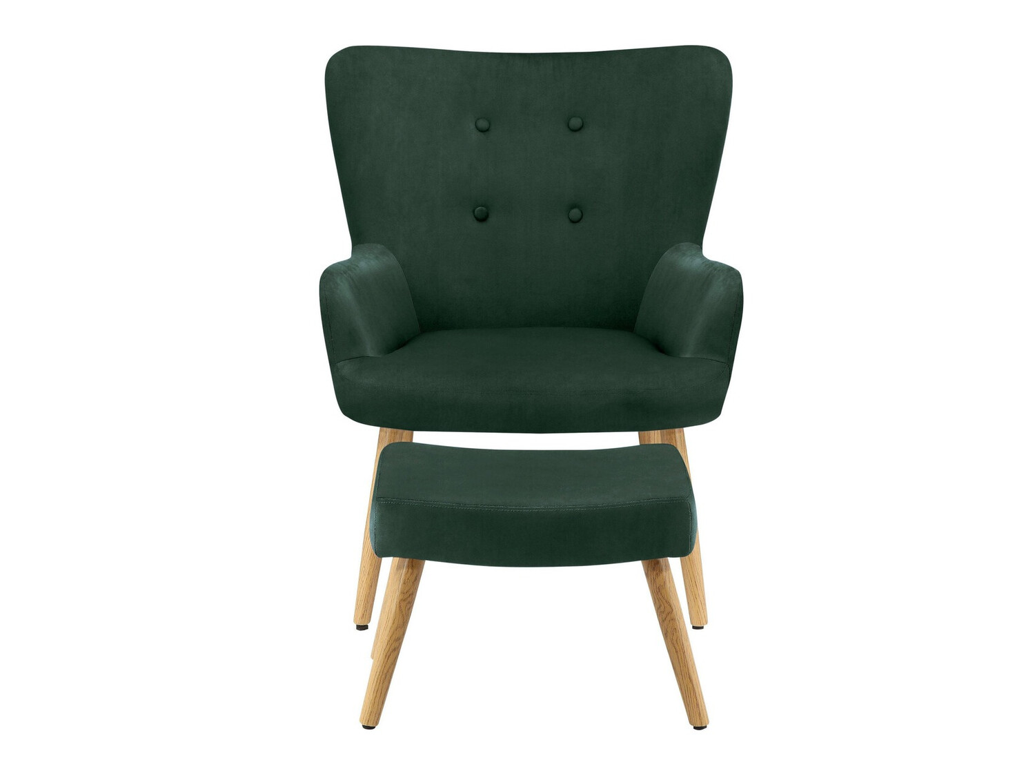 Fotelj Denton 326 (Zelena + Rjava)