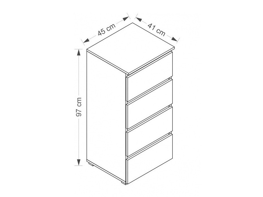 Komoda Cirdora 106 (Sonoma hrast)